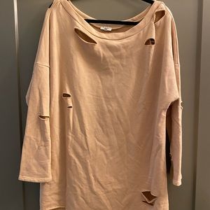 Beige TOBI sweatshirt, size XS, never worn